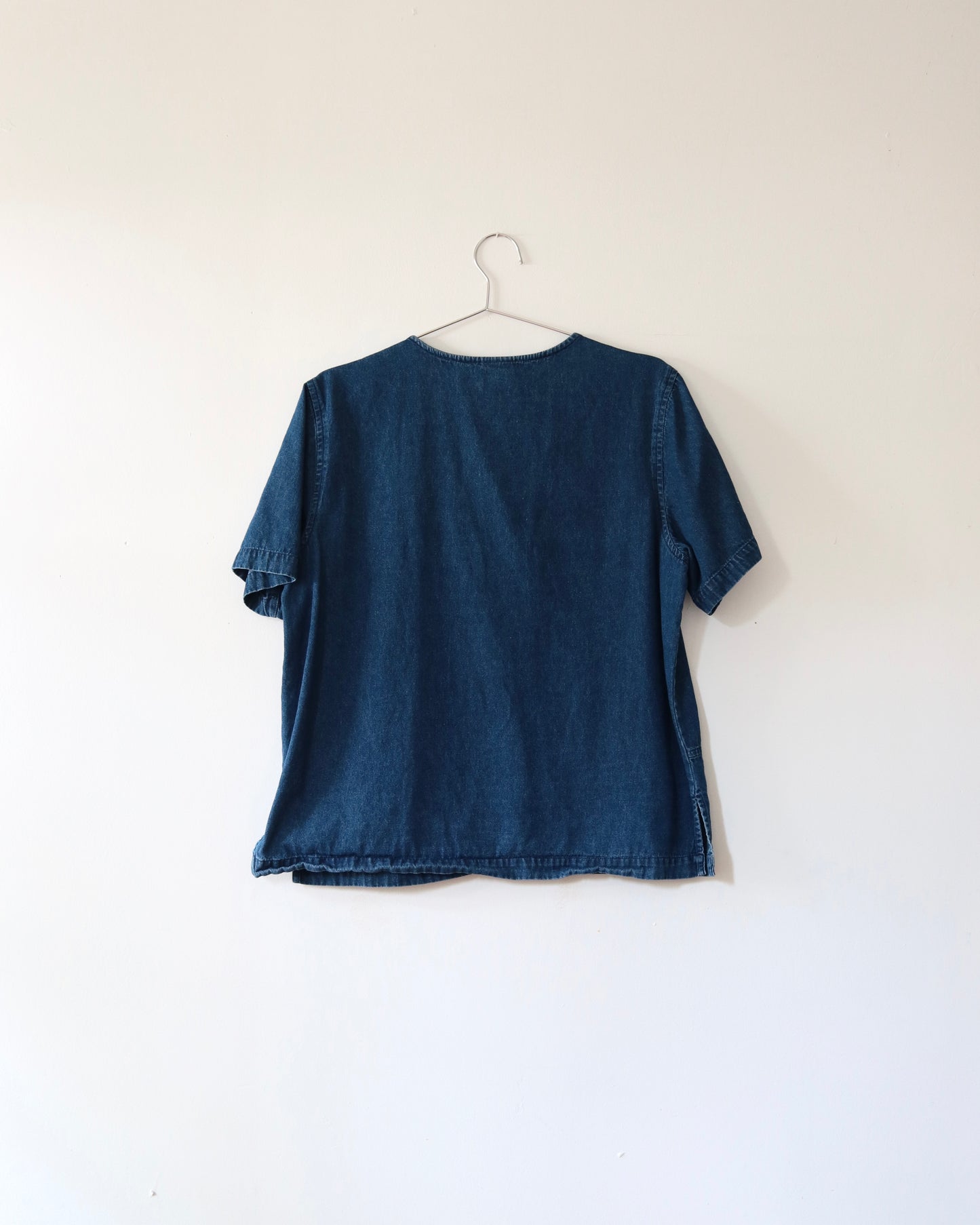 00s Denim Paisley Shirt (L)