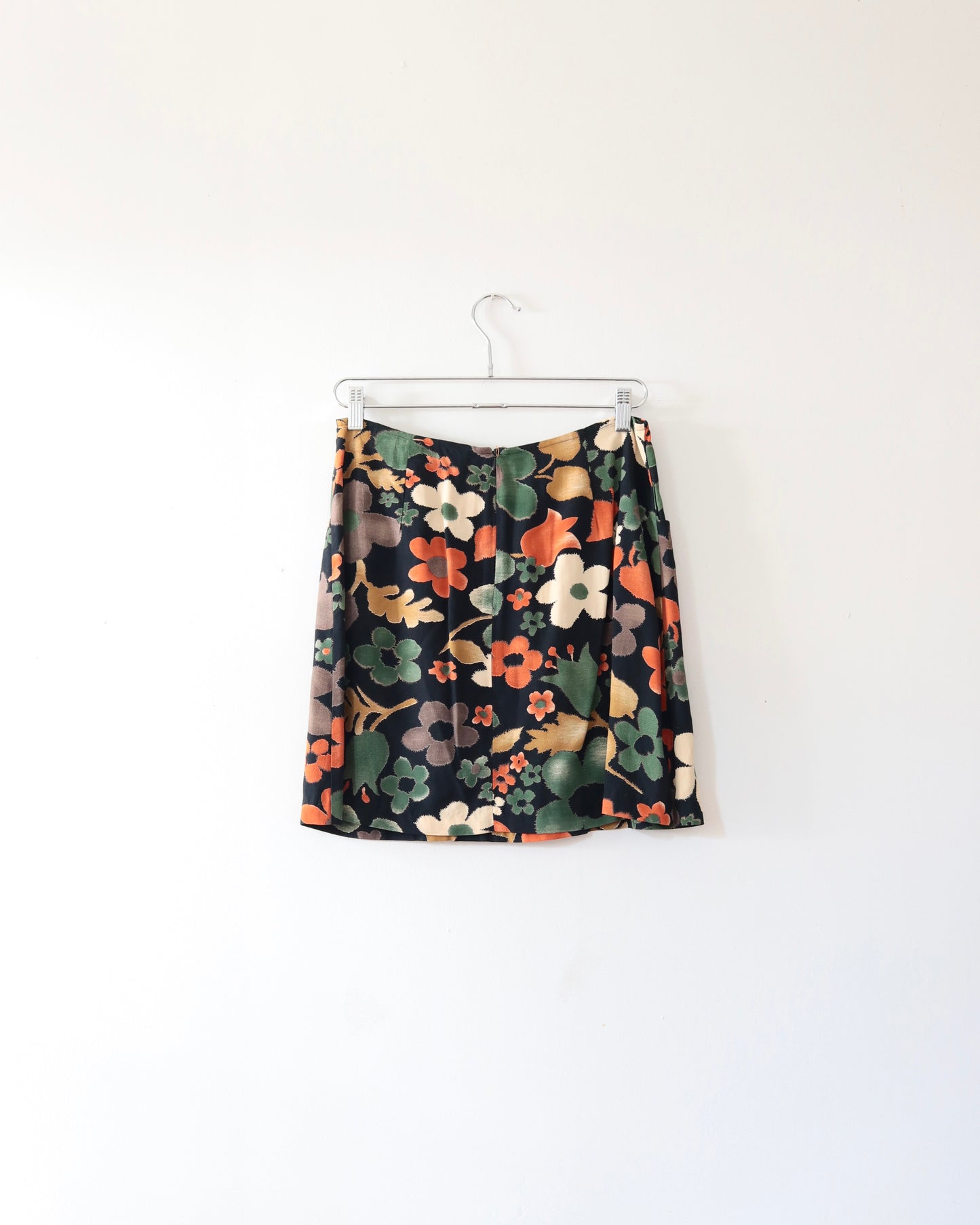 90s Floral Mini Skirt (M)
