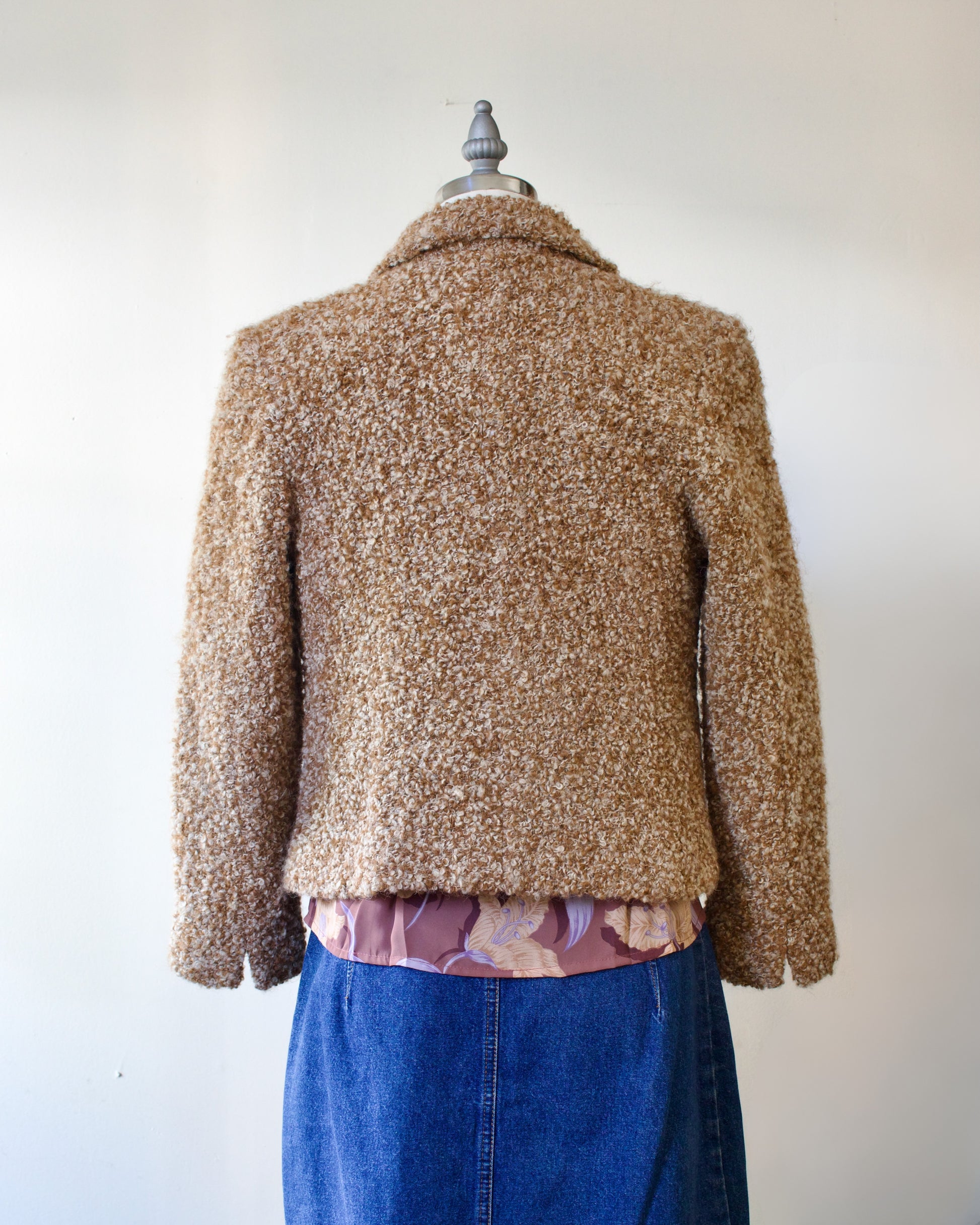 00s Alpaca Knit Jacket x Island Alpaca Company (XS)