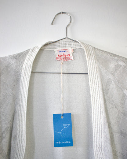 50s Metallic Knit Cardigan x MacHenry (S)