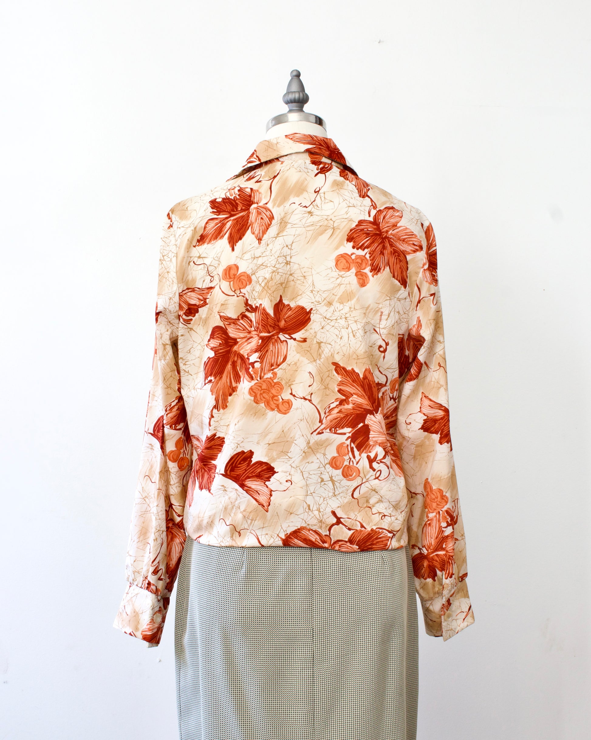 70s Floral Shirt (M)
