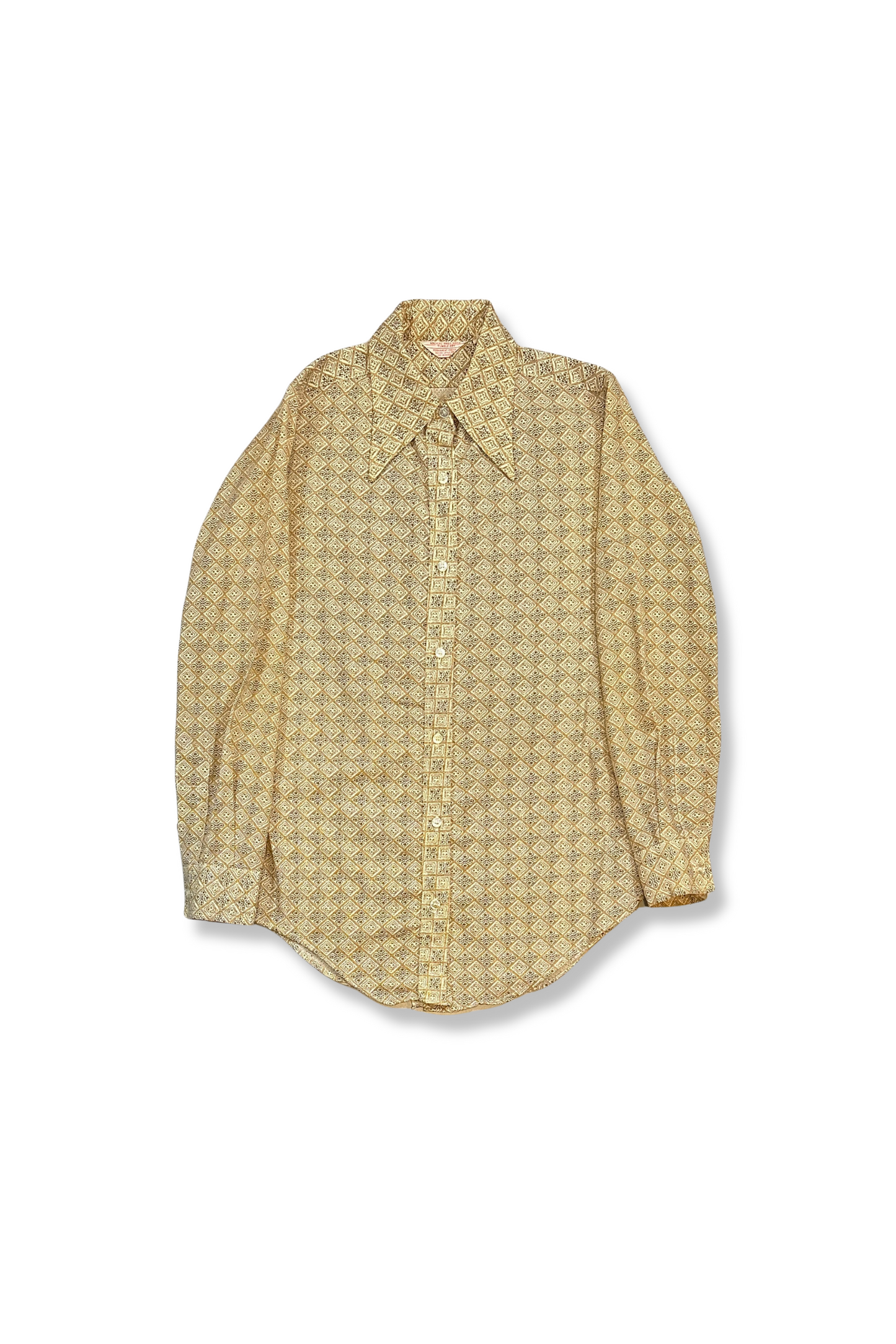 70s Square Print Shirt (S) | Subject Matter