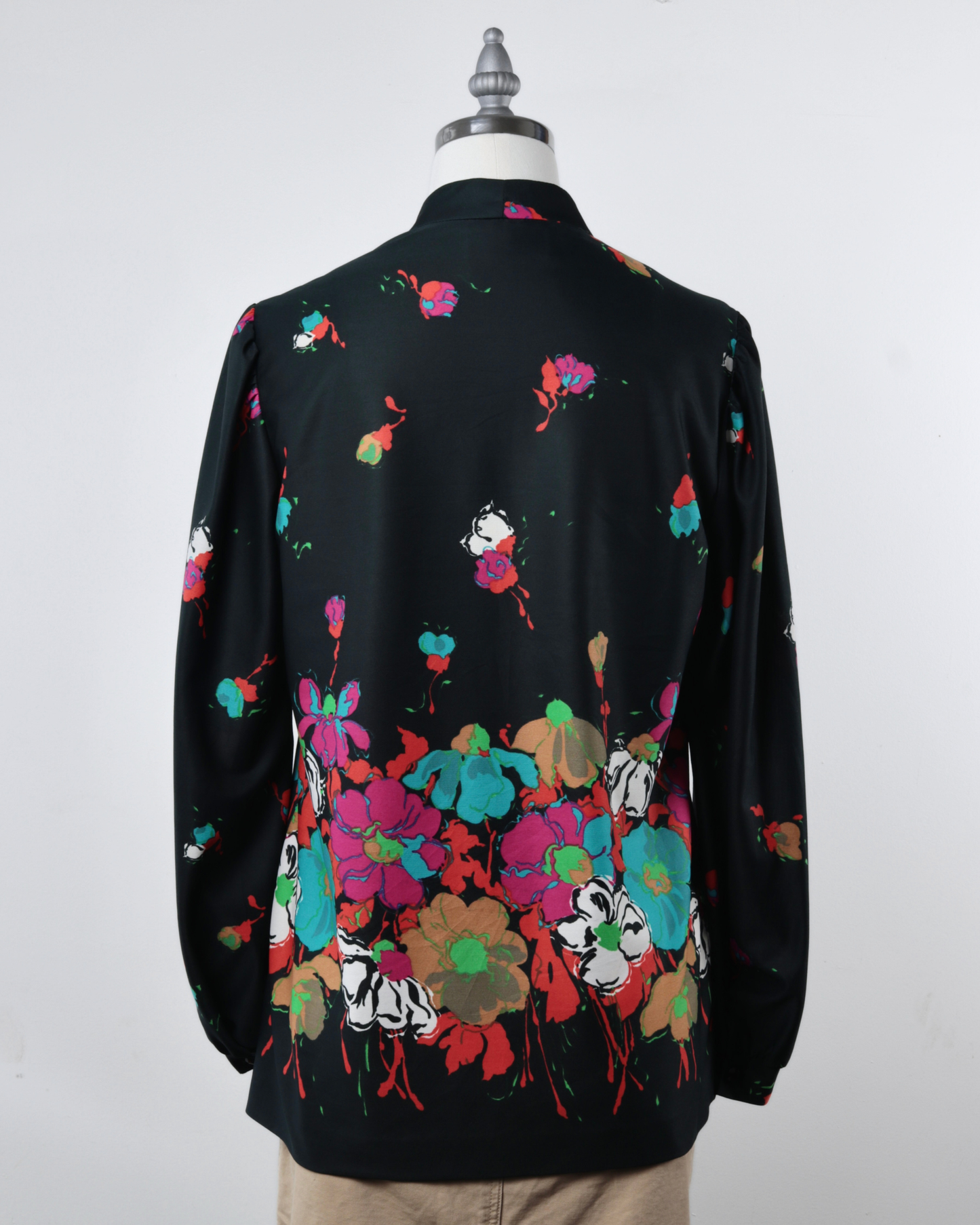 70s Union-Made Floral Blouse x Marty Gutmacher (M)