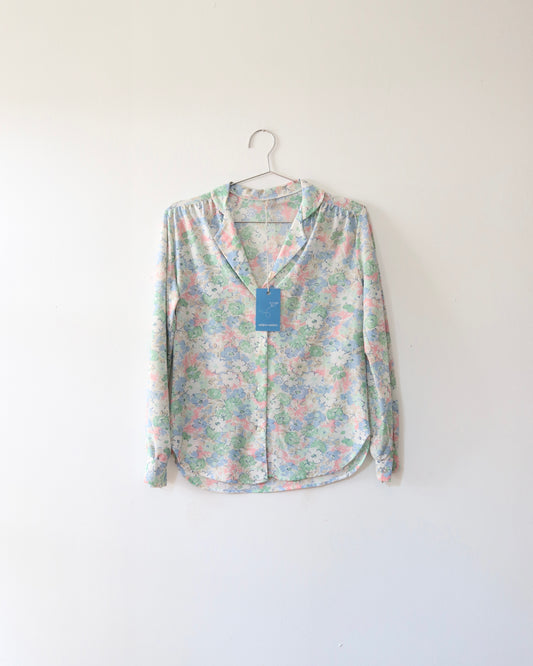 70s Union-Made Floral Shirt (S)
