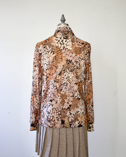 70s Union-Made Floral Shirt x Act III (M)