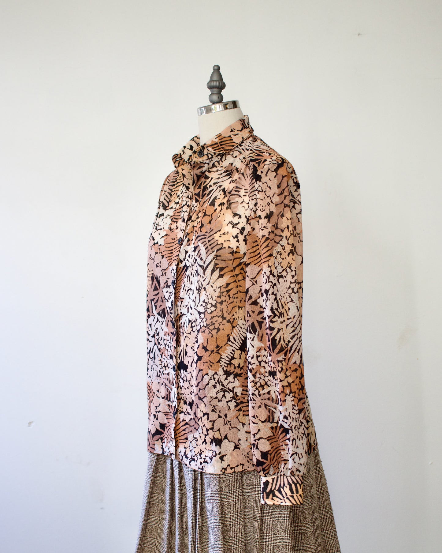 70s Union-Made Floral Shirt x Act III (M)