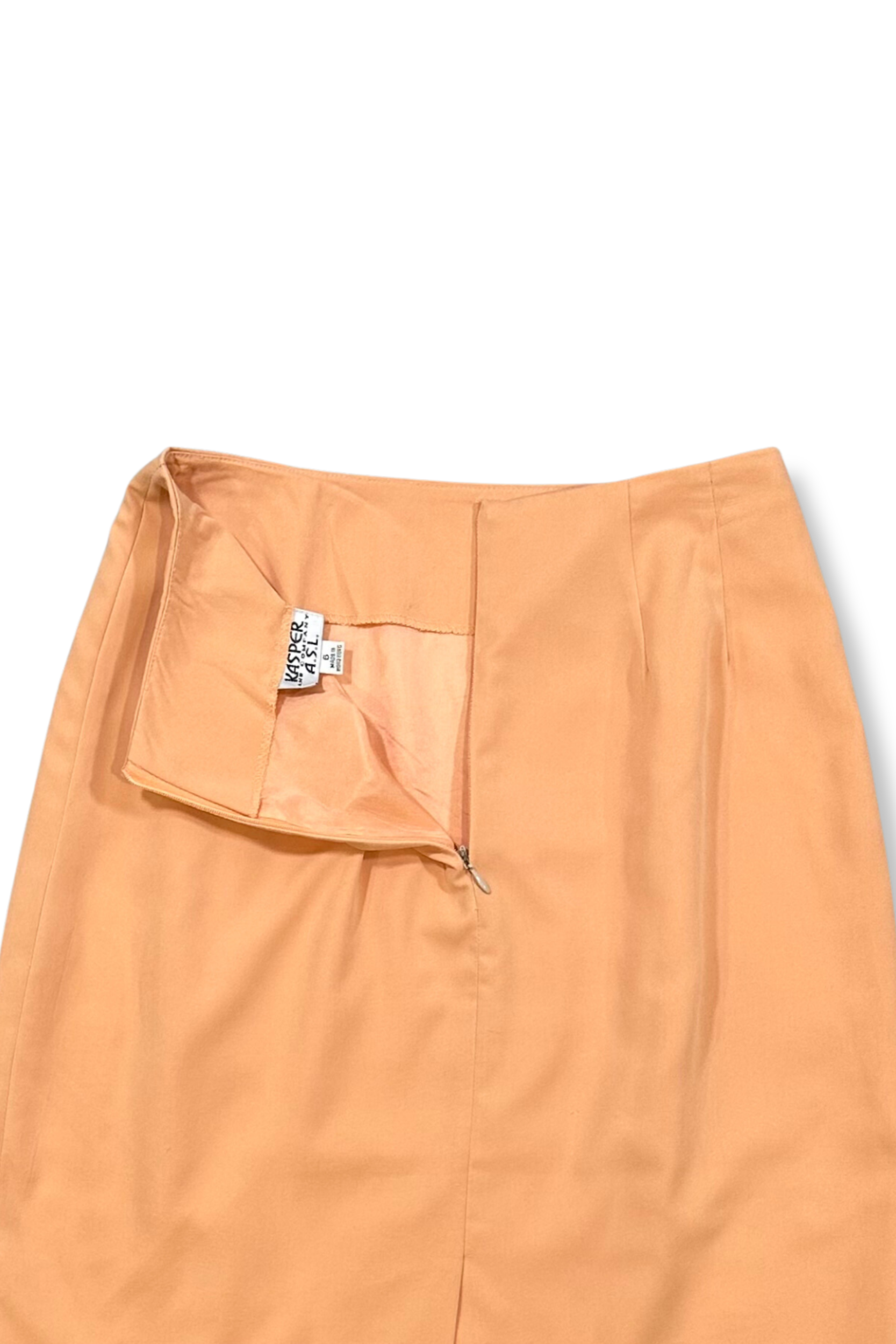 80's Faux Wrap Mini Skirt x Kasper A.S.L. (XS)