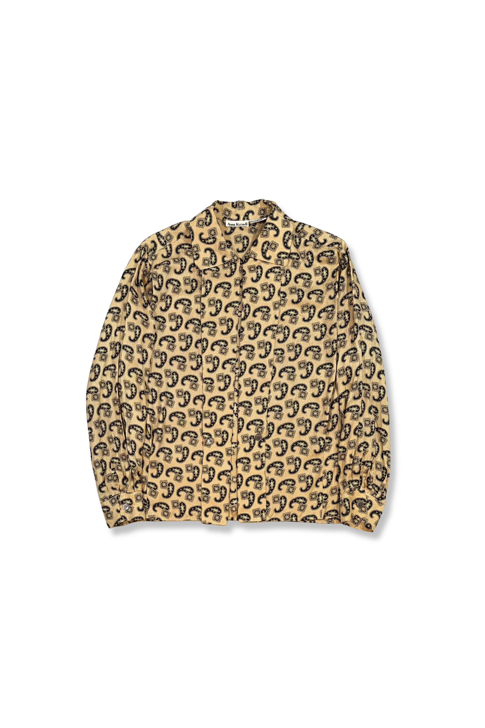 80s Silk Paisley Top (1X-2X) | Subject Matter