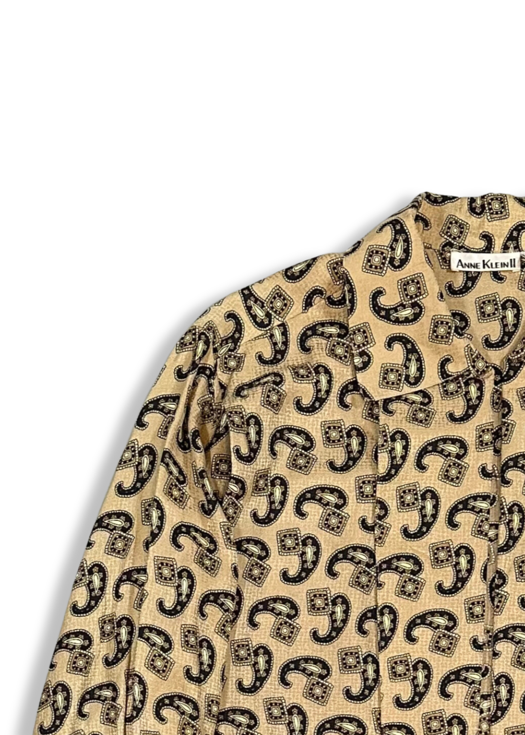 80s Silk Paisley Top (1X-2X) | Subject Matter