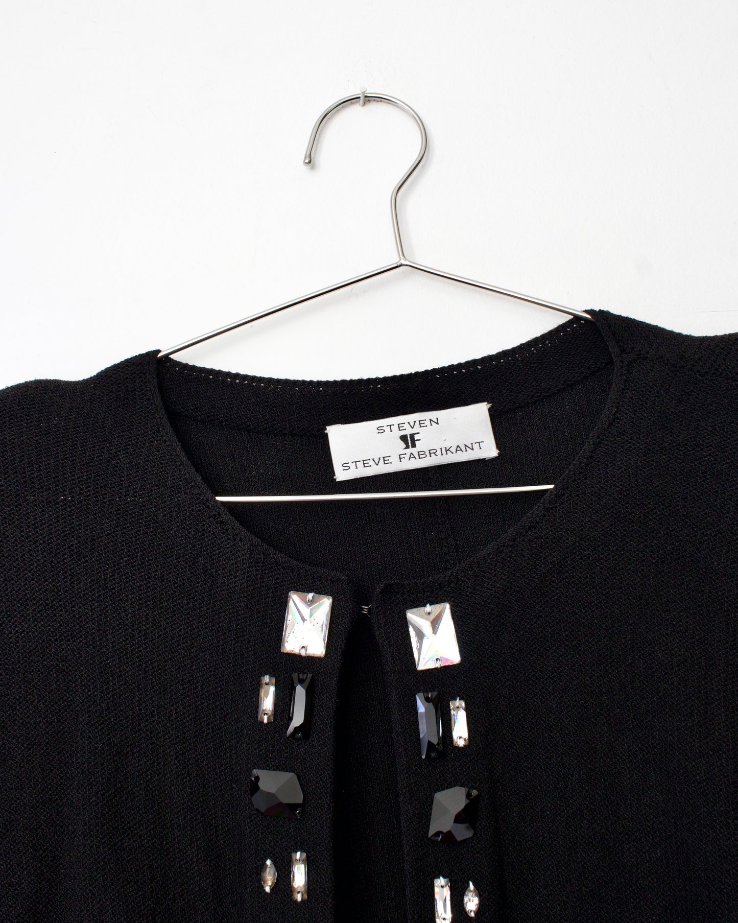 80s Wool-Blend Knit Cardigan x Steven by Steve Fabrikant (XL)