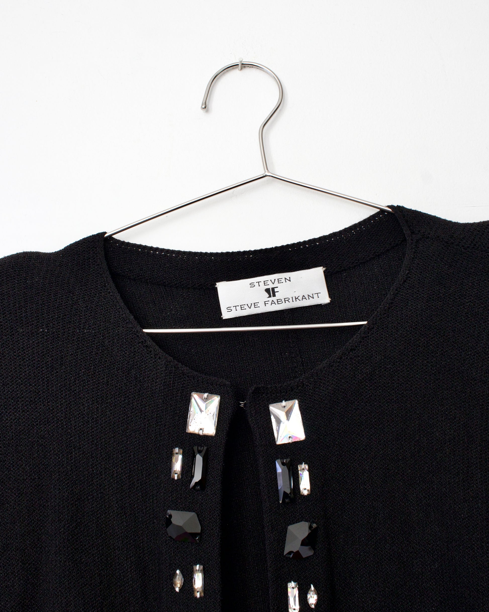 80s Wool-Blend Knit Cardigan x Steven by Steve Fabrikant (XL)