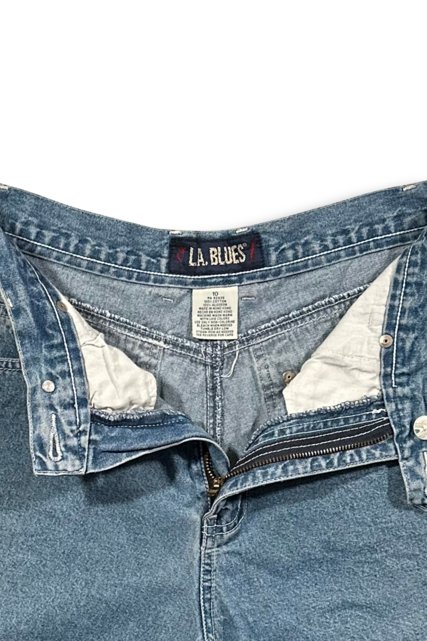 90's 5-Pocket Denim Shorts x L.A. Blues (M)