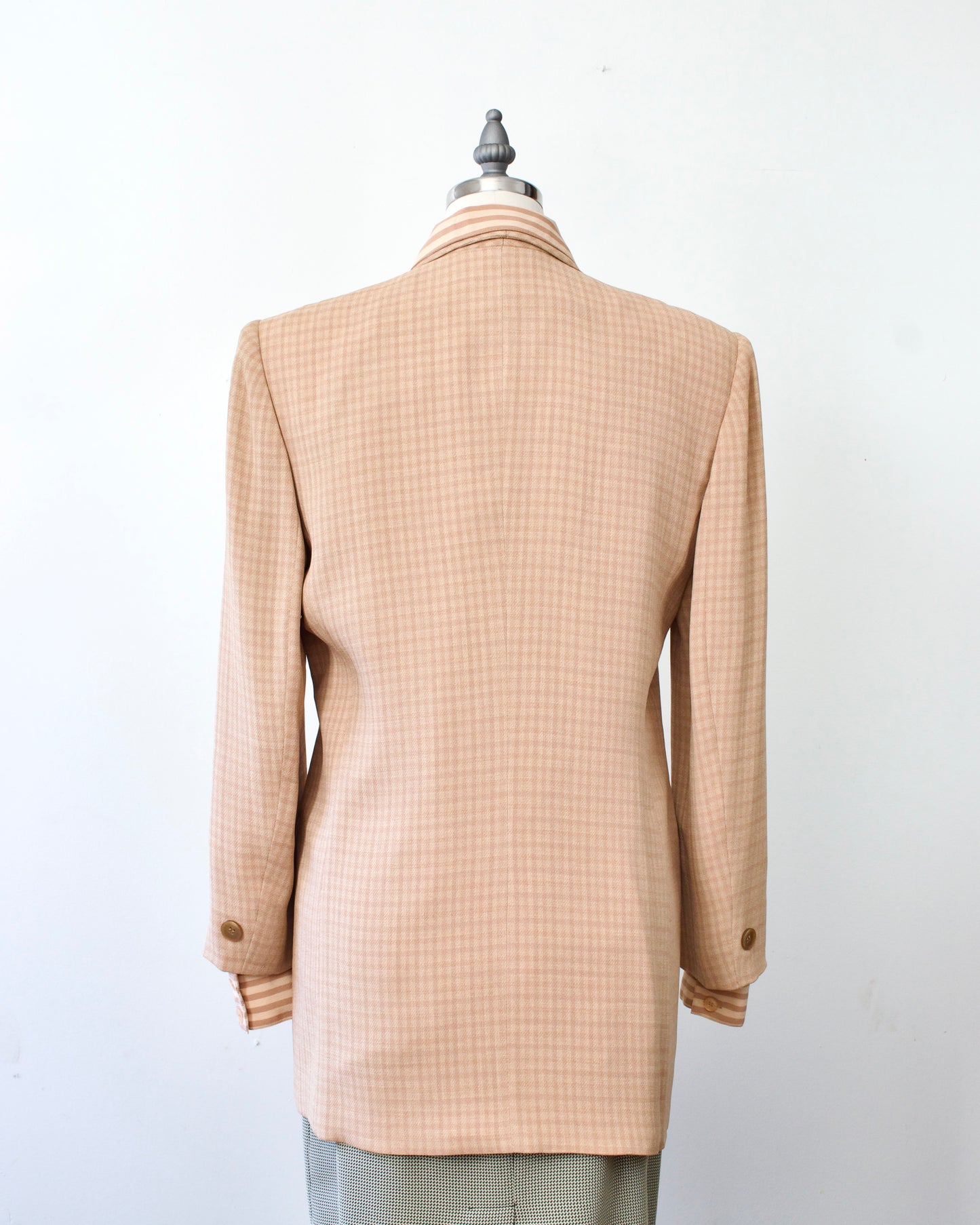 90s Check Blazer x Jones New York (S)