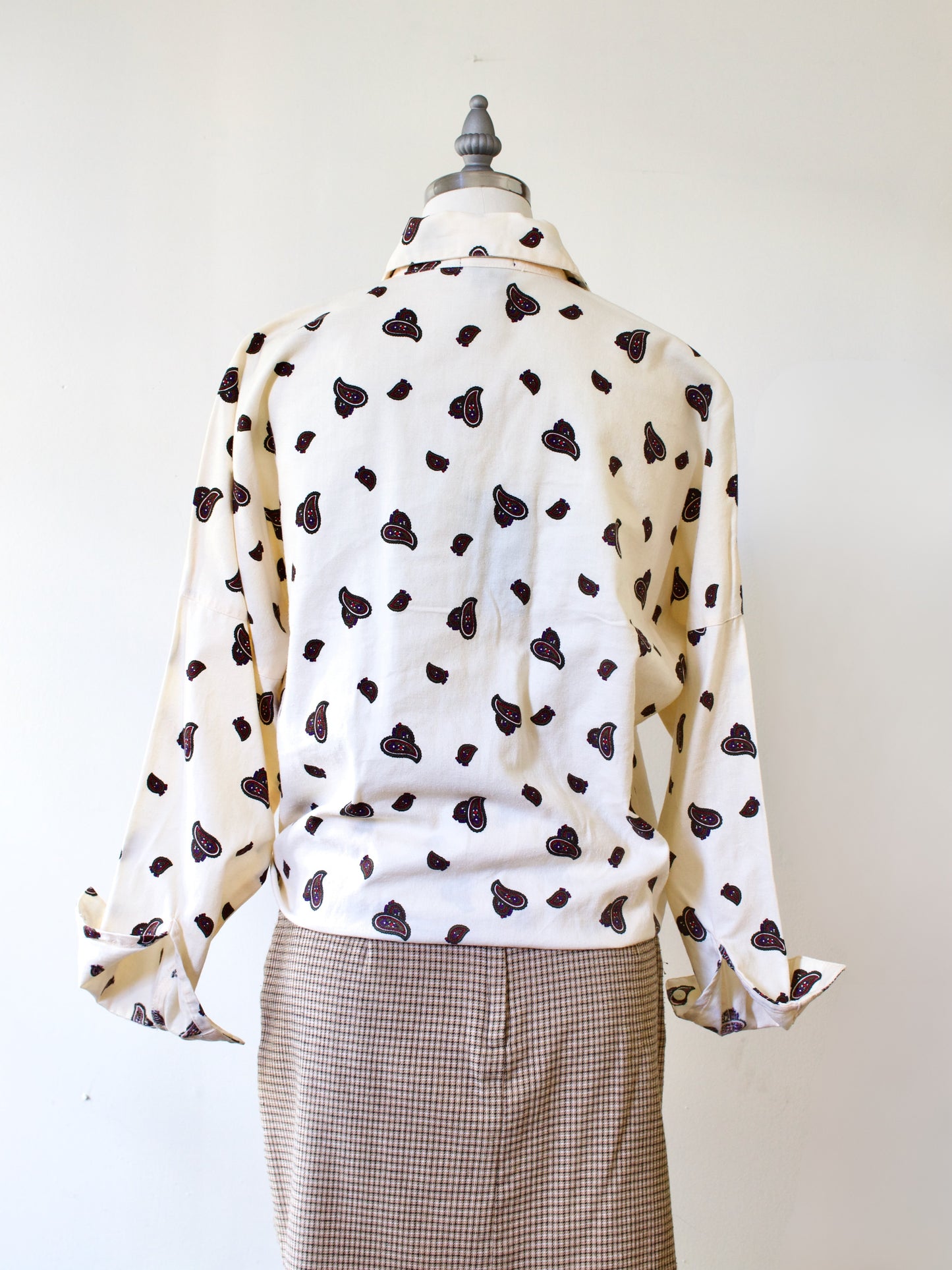 90s Cotton Paisley Shirt x GAP (M-L)