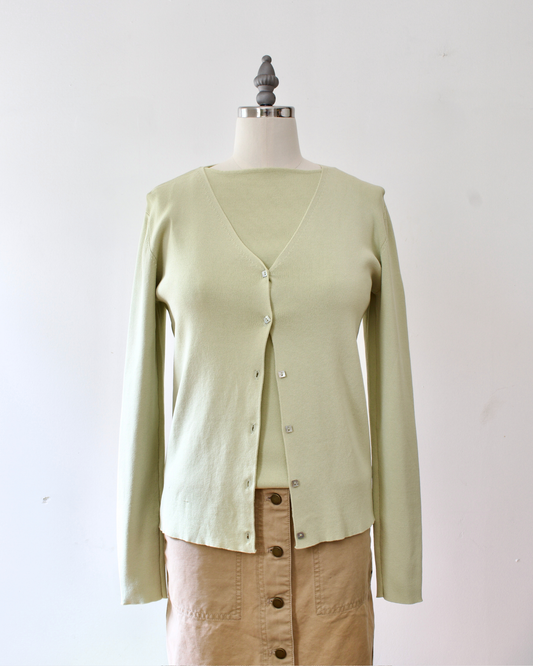 90s Deadstock Knit Cardigan x Joseph A. (S)
