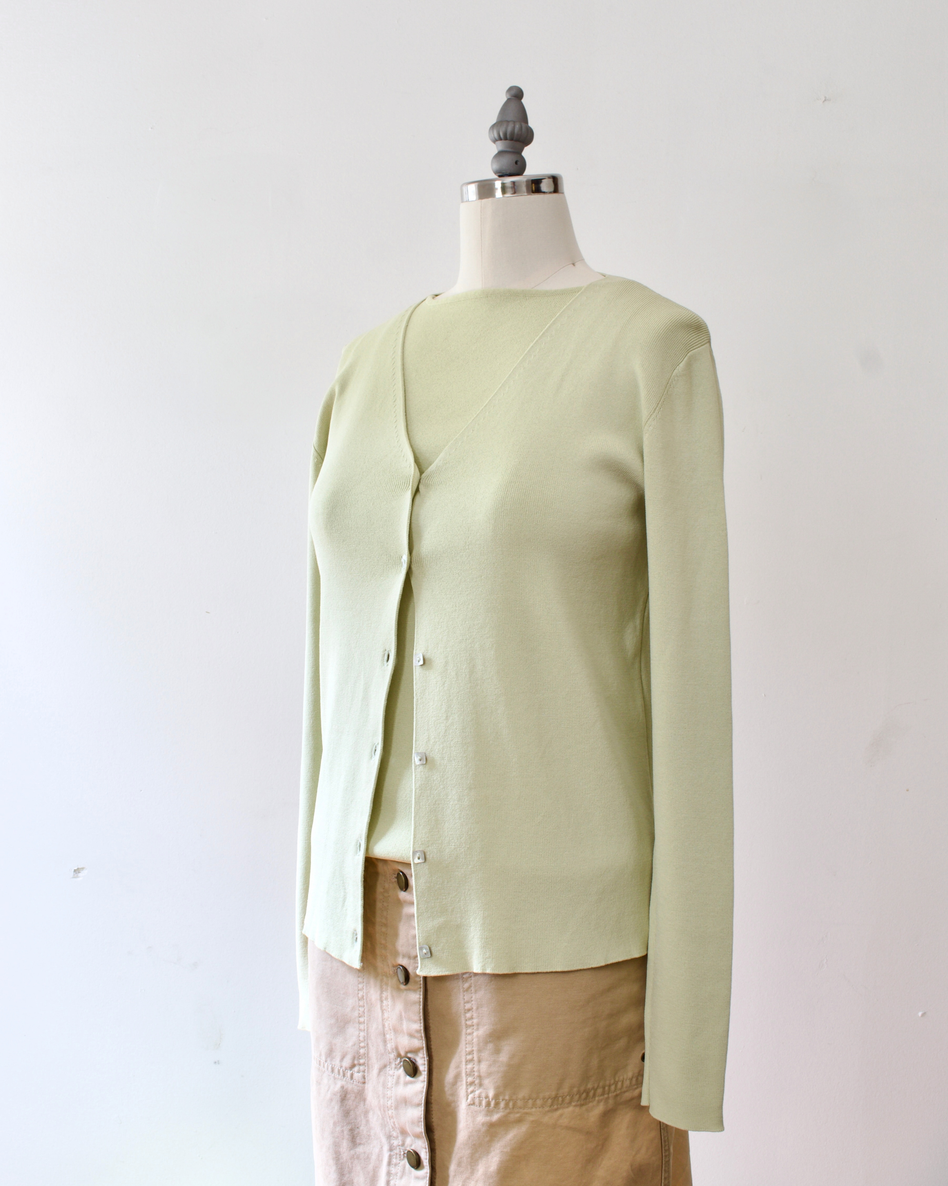 90s Deadstock Knit Cardigan x Joseph A. (S)