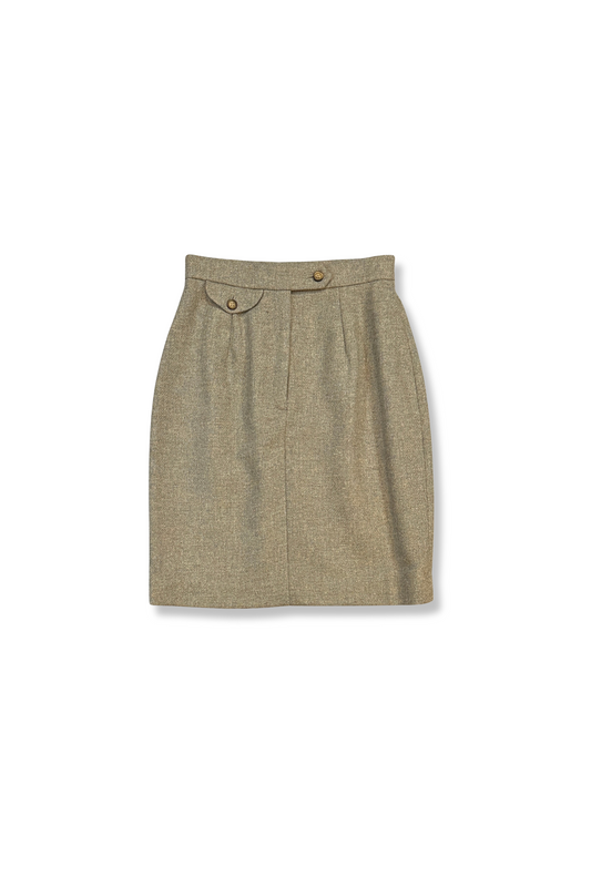 90s Deadstock Wool Skirt (XS) | Subject Matter
