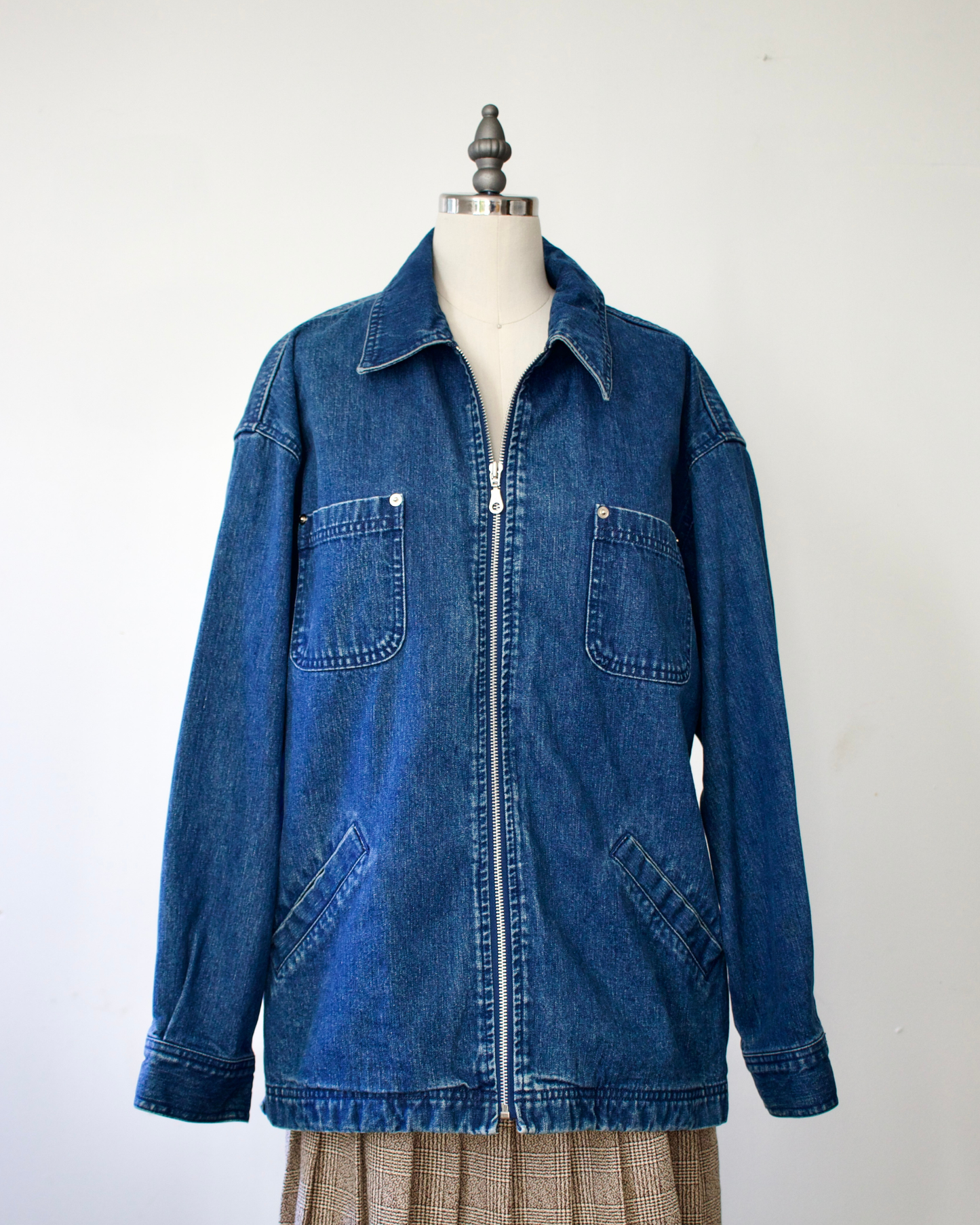 90s Denim Zip Jacket x Talbots Petites (SP)