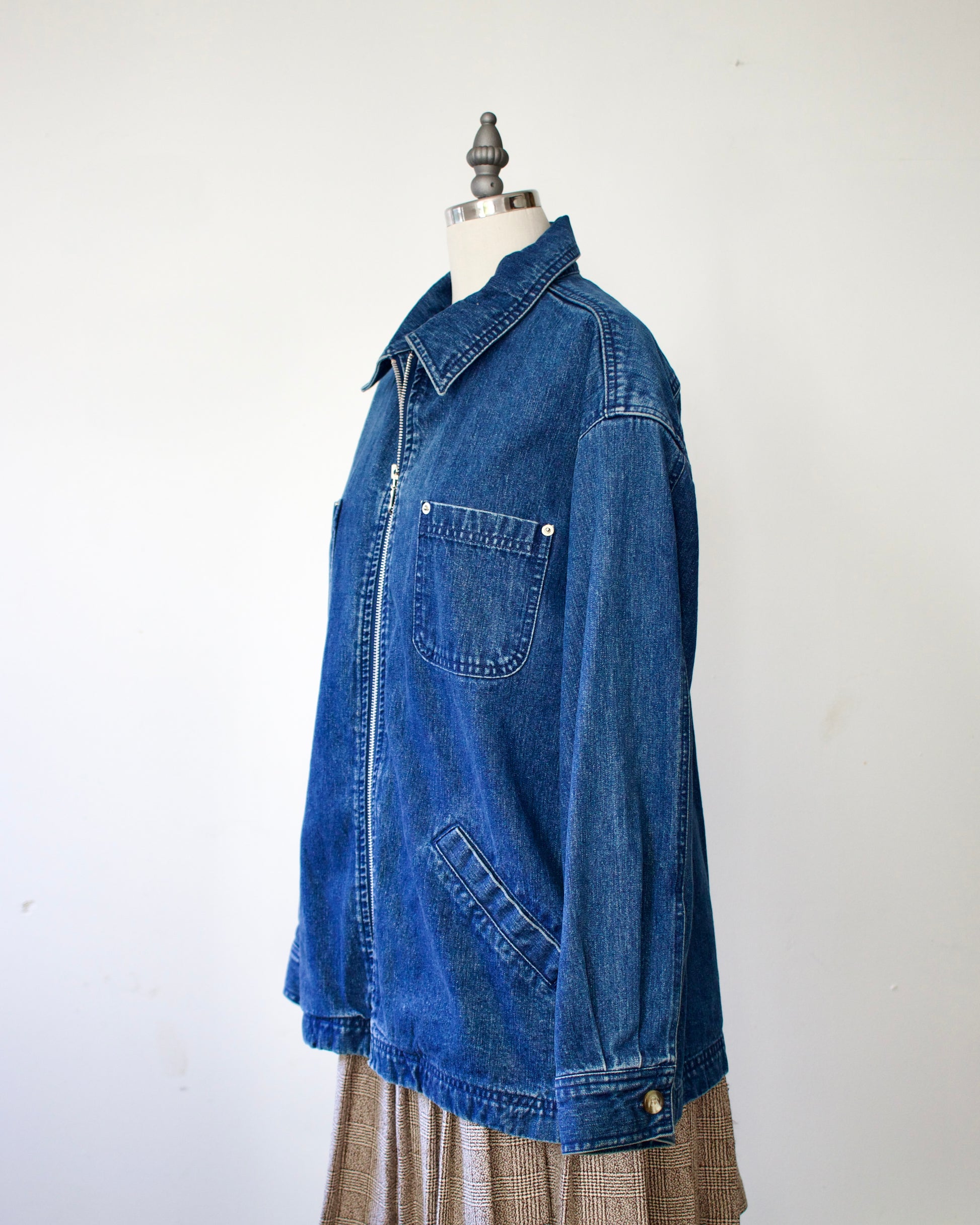 90s Denim Zip Jacket x Talbots Petites (SP)