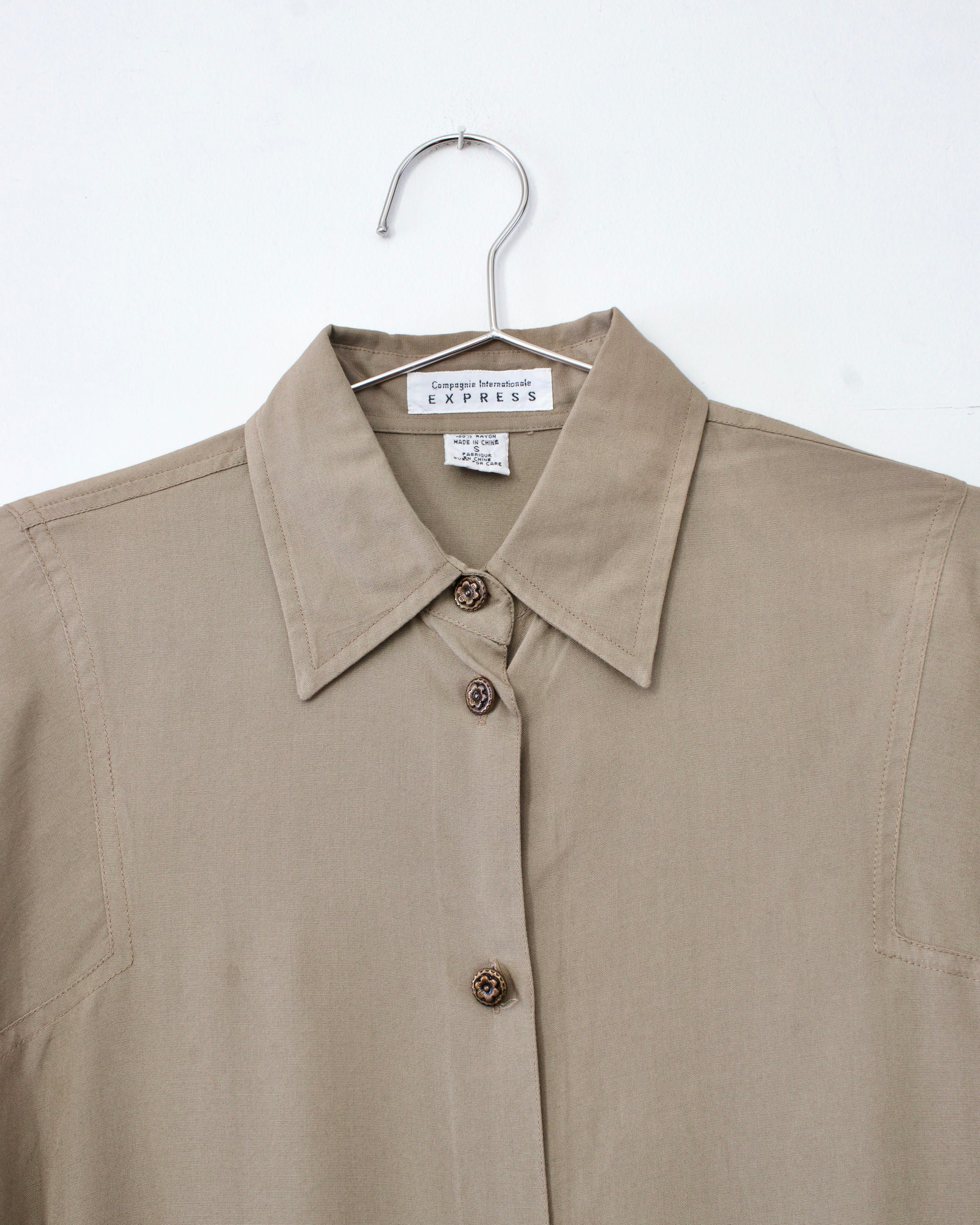 90s Floral Button Shirt x Express (S)