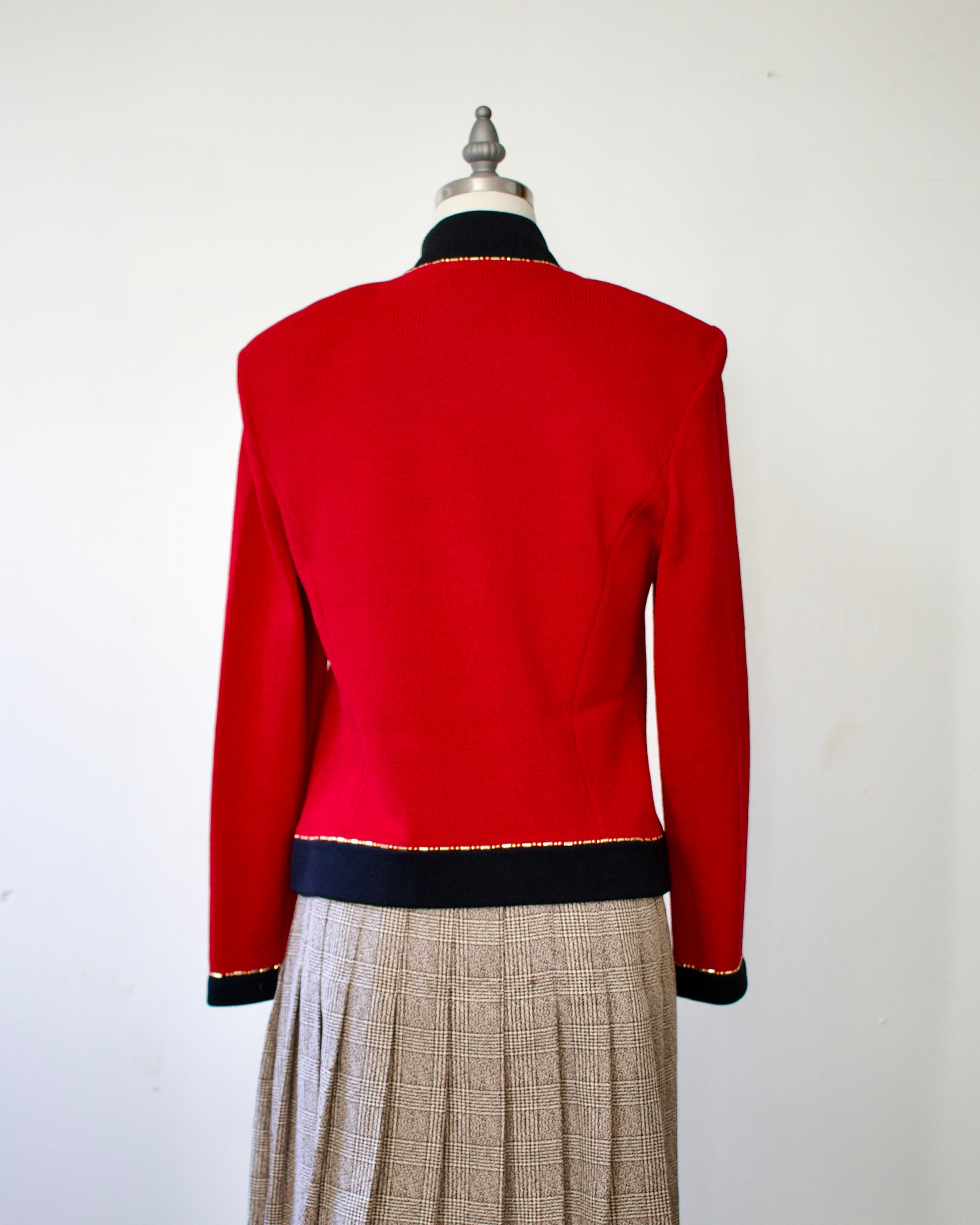 90s Knit Jacket x St. John Collection by Marie Gray (S)