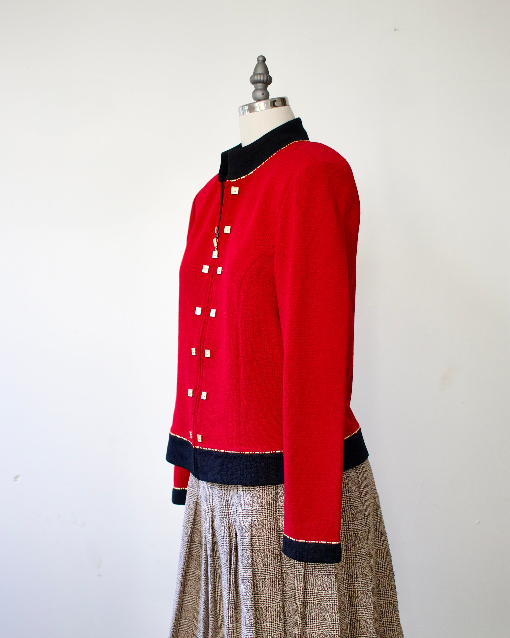 90s Knit Jacket x St. John Collection by Marie Gray (S)