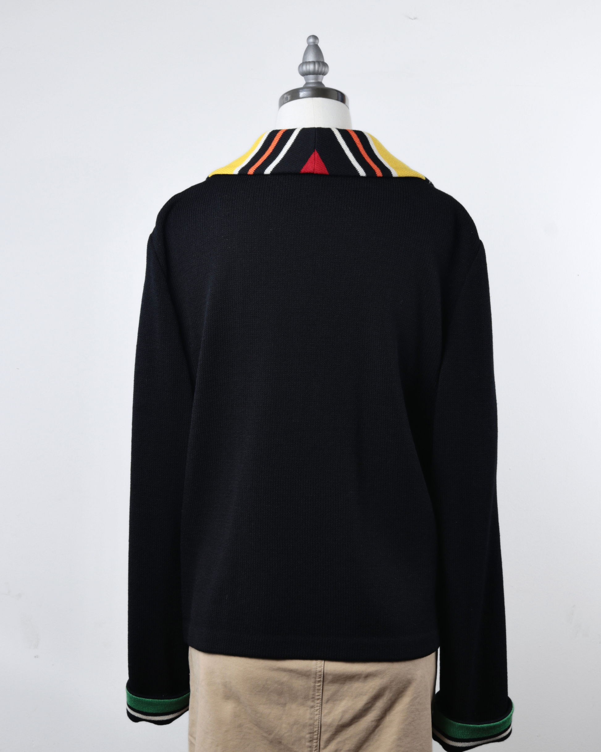 90s Stripe Knit Cardigan x St. John Collection by Marie Gray (L)