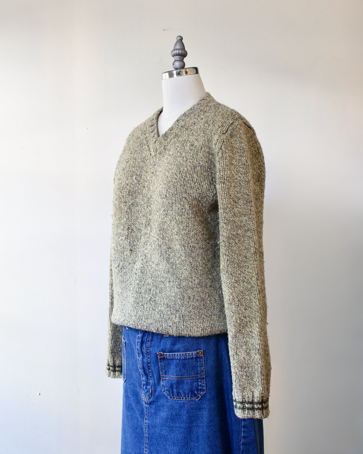 90s Wool-Blend Knit Pullover x Abercrombie & Fitch (S)