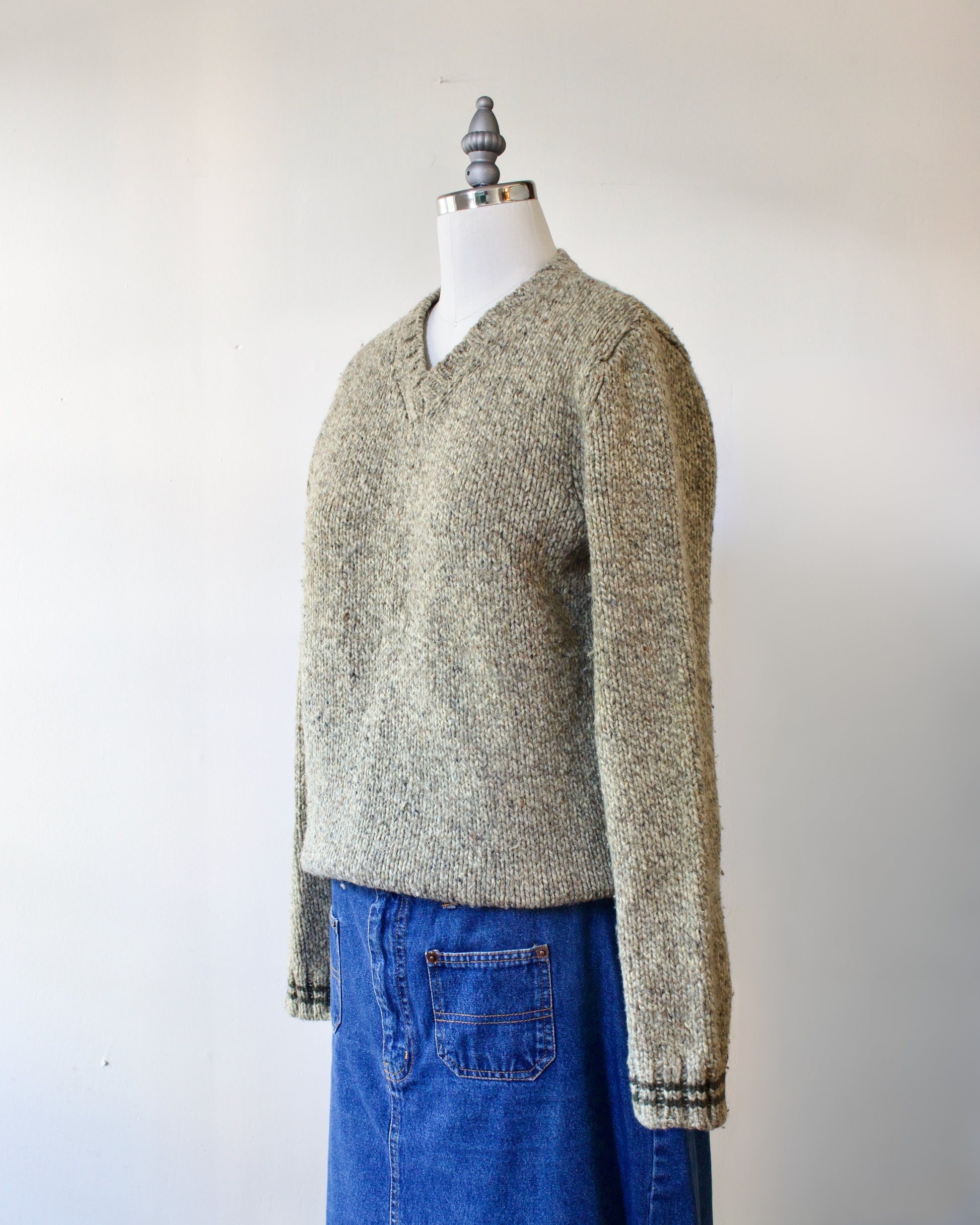 90s Wool-Blend Knit Pullover x Abercrombie & Fitch (S)