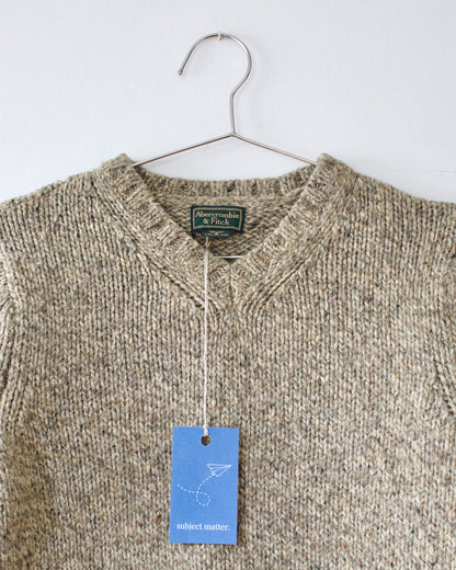 90s Wool-Blend Knit Pullover x Abercrombie & Fitch (S)