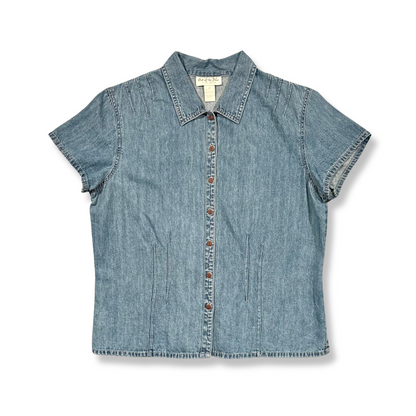 90's Denim Shirt x Out of the Blue x J. Jill Denim (M)