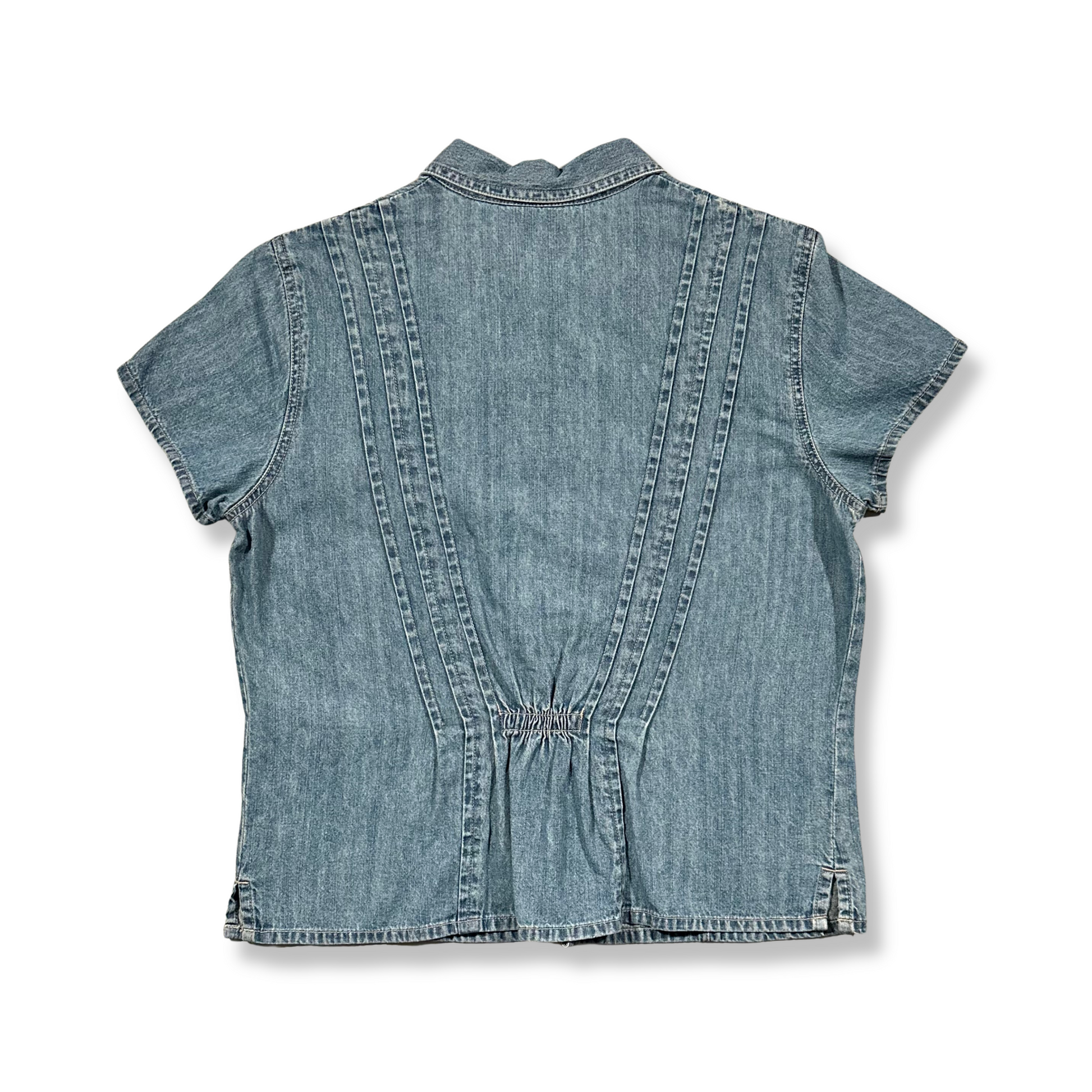 90's Denim Shirt x Out of the Blue x J. Jill Denim (M)