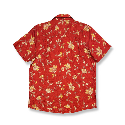 90's Silk Floral Shirt (M-L)