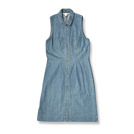 90's Denim Shirt Dress (M)