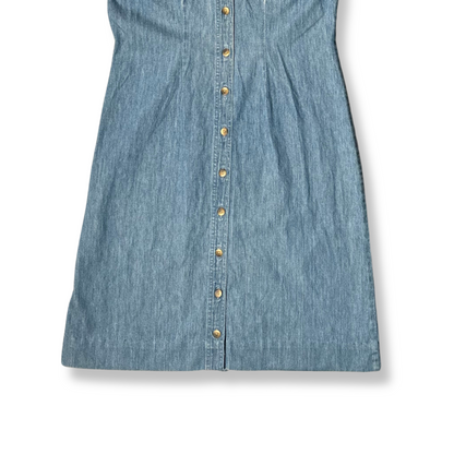 90's Denim Shirt Dress (M)