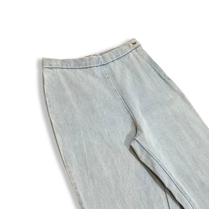 80's Denim Stirrup Pants (S)