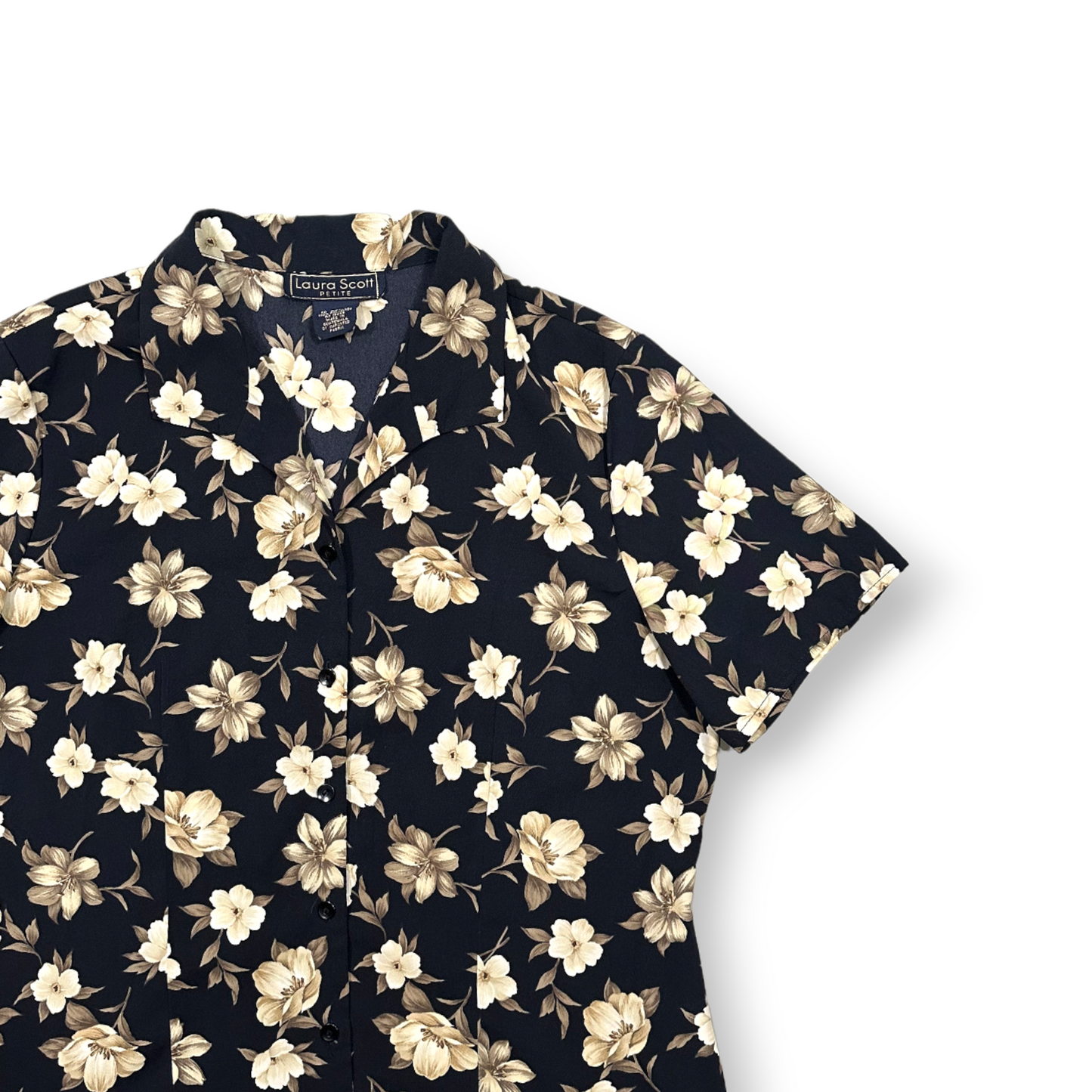 90's Floral Shirt (L-XL)