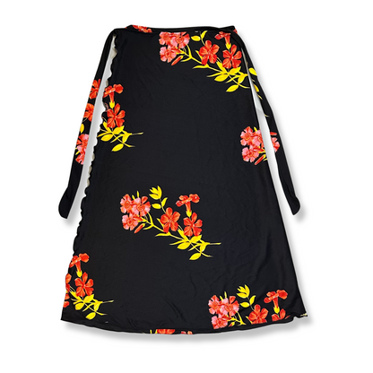 70's Floral Wrap Skirt (S-M)