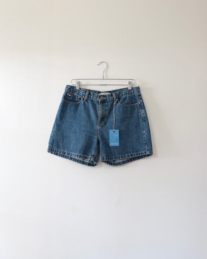 90s 5-Pocket Denim Shorts (S)