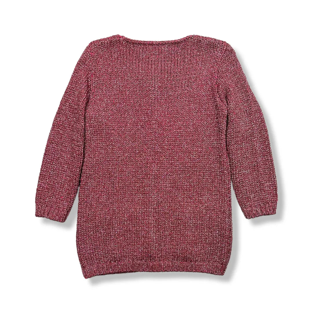 00's Wool-Blend Lurex Knit Cardigan (S)