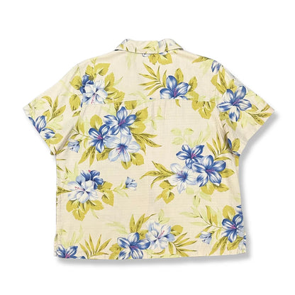 90's Silk Tropical Floral Shirt (L-XL)