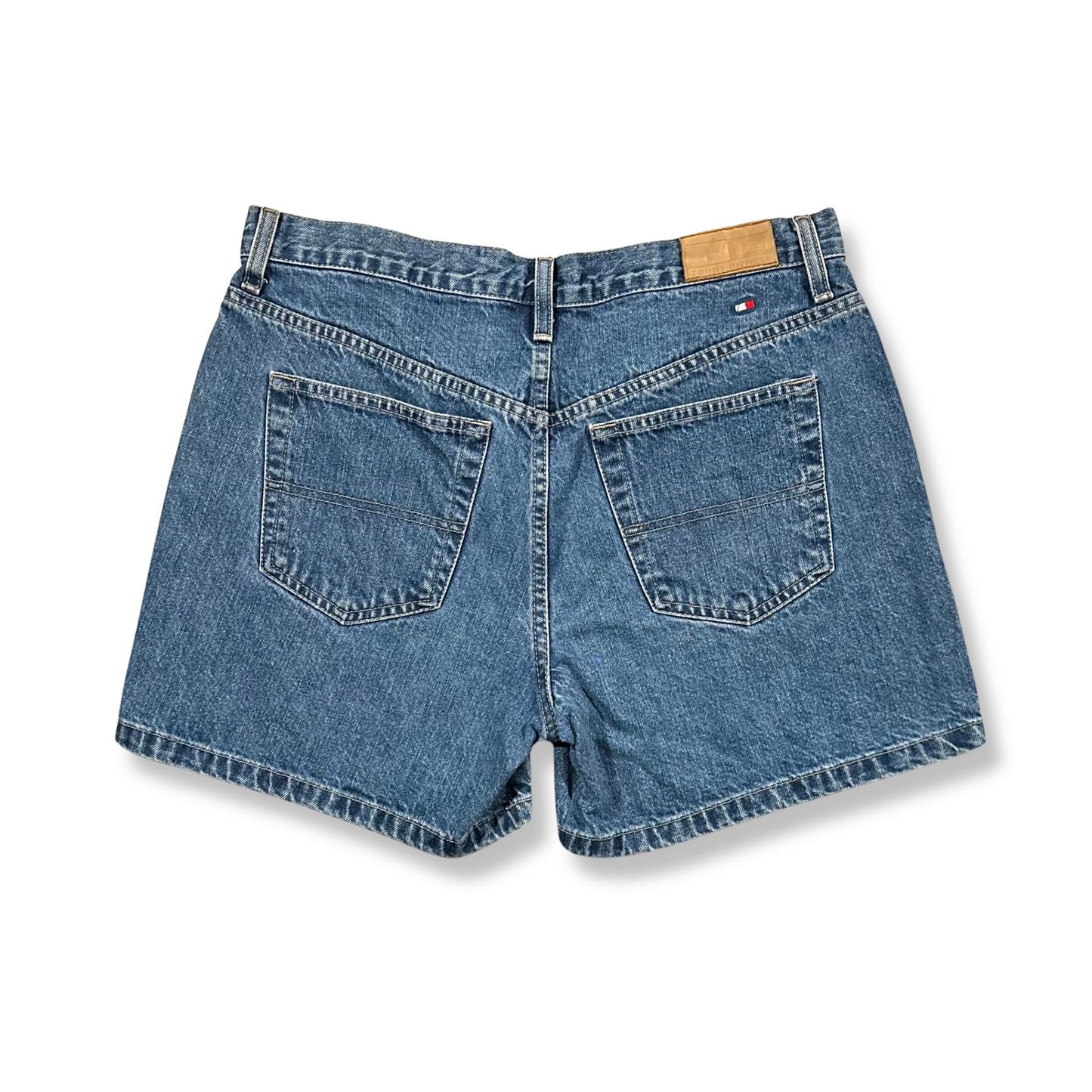 90's 5-Pocket Denim Shorts (S)