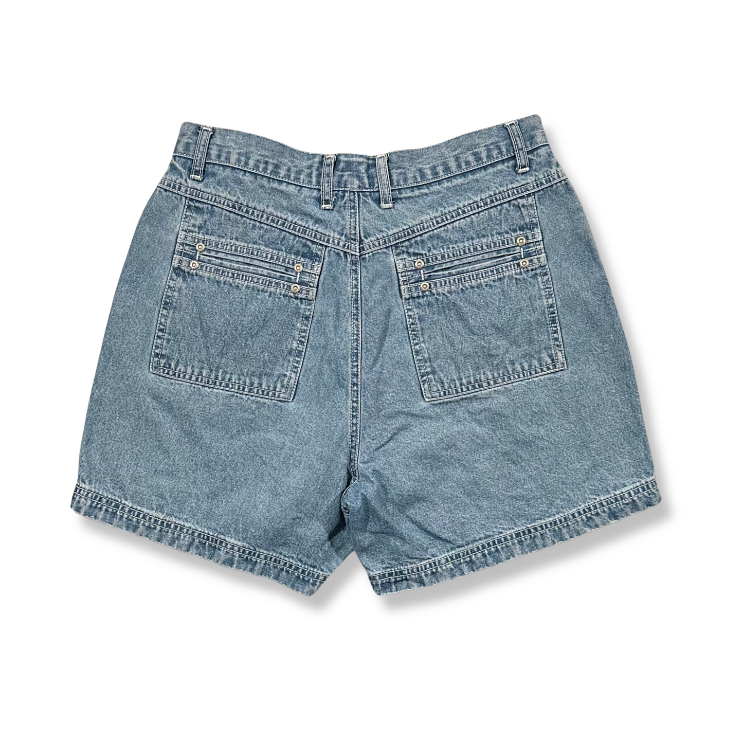 90's 5-Pocket Denim Shorts (M)