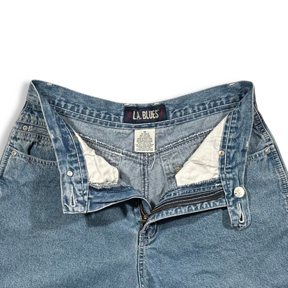 90's 5-Pocket Denim Shorts (M)