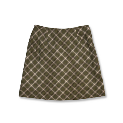 90's Check Circle Skirt (LP)