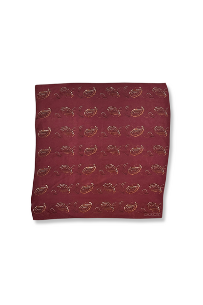 90's Deadstock Silk Paisley Scarf